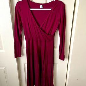 Lilian Burgundy Dress